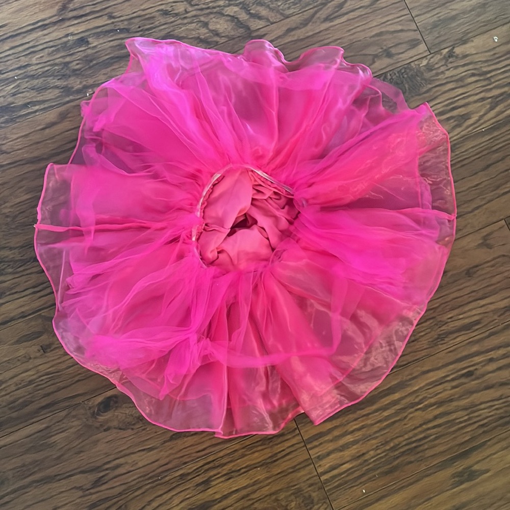 Costume!!  Bright pink sparkly sequin tutu dress - Picture 8 of 9